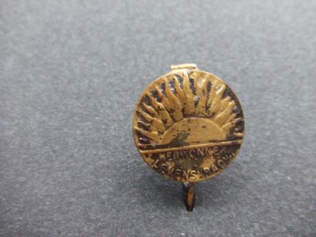 Herwonnen Levenskracht Katholieke vereniging goudkleurig